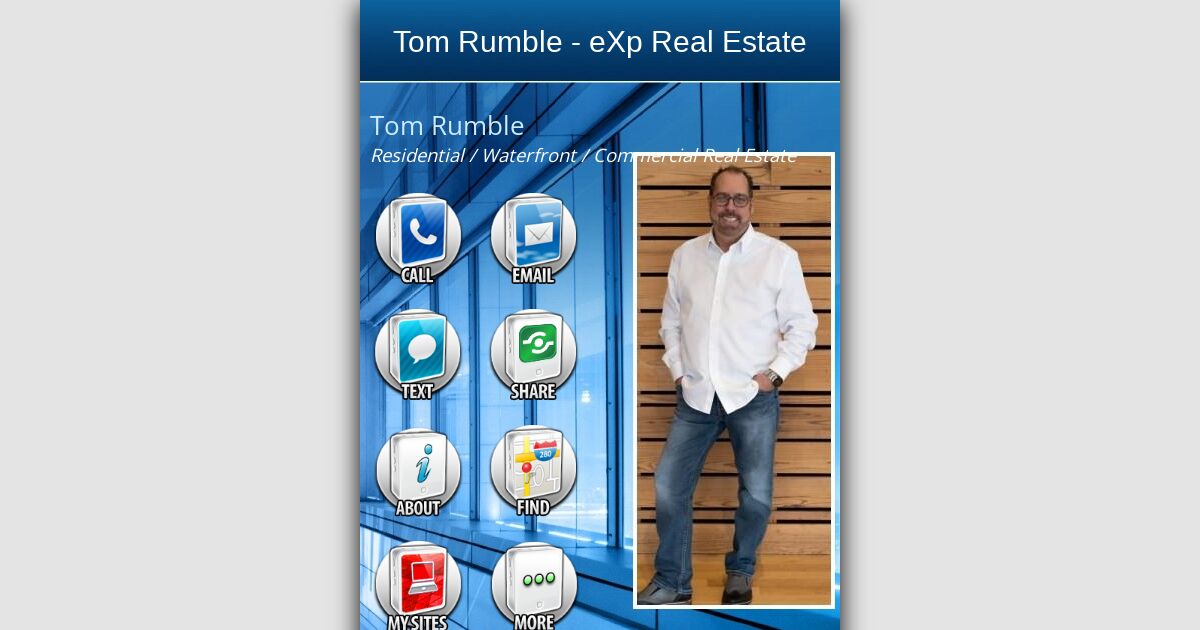 Tom Rumble Realtor Top Producing Realtor - Southwest Michigan & Northern Michigan | SavvyCard®