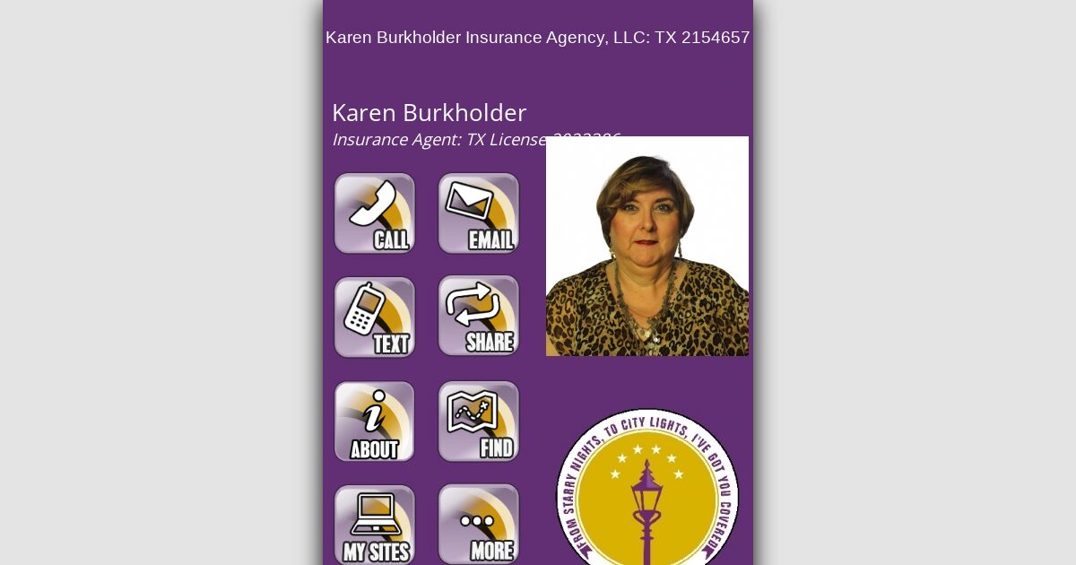 Karen Burkholder SavvyCard® Karen Burkholder SavvyCard®